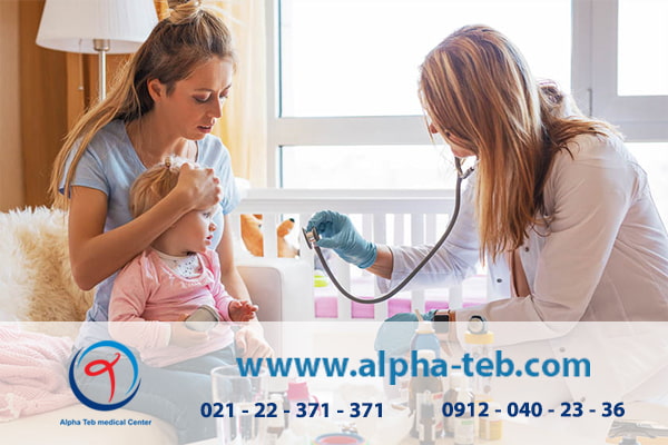ویزیت کودک توسط پزشک در منزل