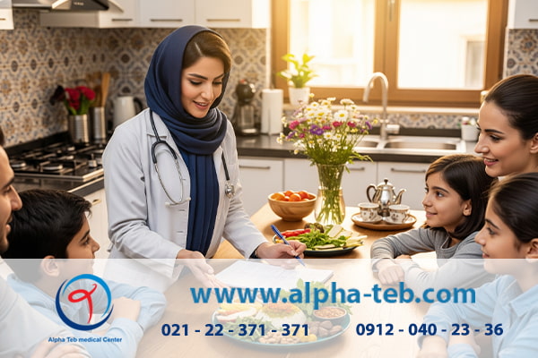 خدمات تخصصی تغذیه آلفاطب
