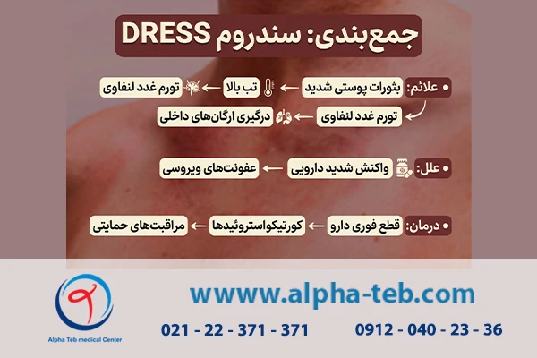 علائم، علل و درمان سندرم DRESS 