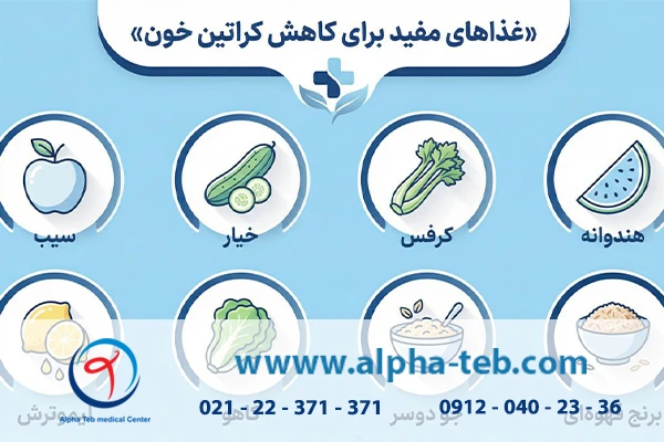 غذاهای پایین آورنده کراتین