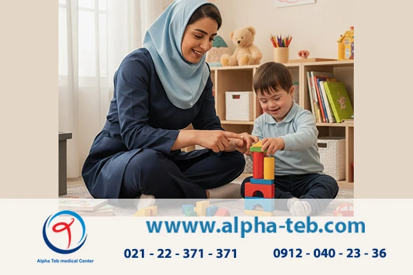 کاردرمانی برای افراد سندروم داون در منزل